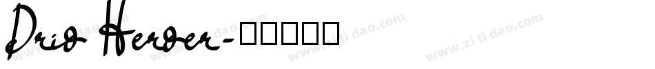 Drid Herder字体转换